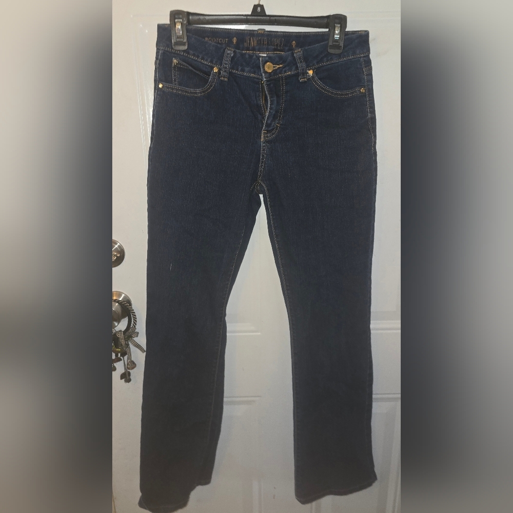 〽️Jennifer Lopez Blue Boot Cut Jeans Classic Style